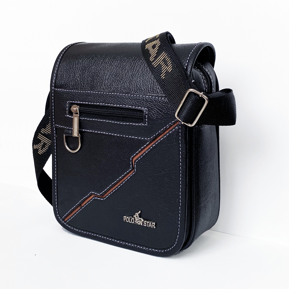 12.12 SHOPEE GRATIS Birthday Sale POLO SR45 Star Tas Pria Wanita Bahan Kulit Sintetis Anti Air Model