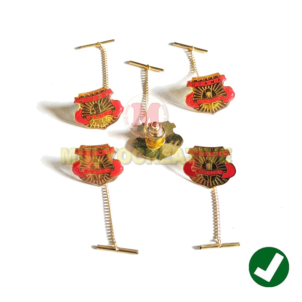 Pin Krah Gada Utama Satpam Pengait Jambu Rantai Atribut Satpam