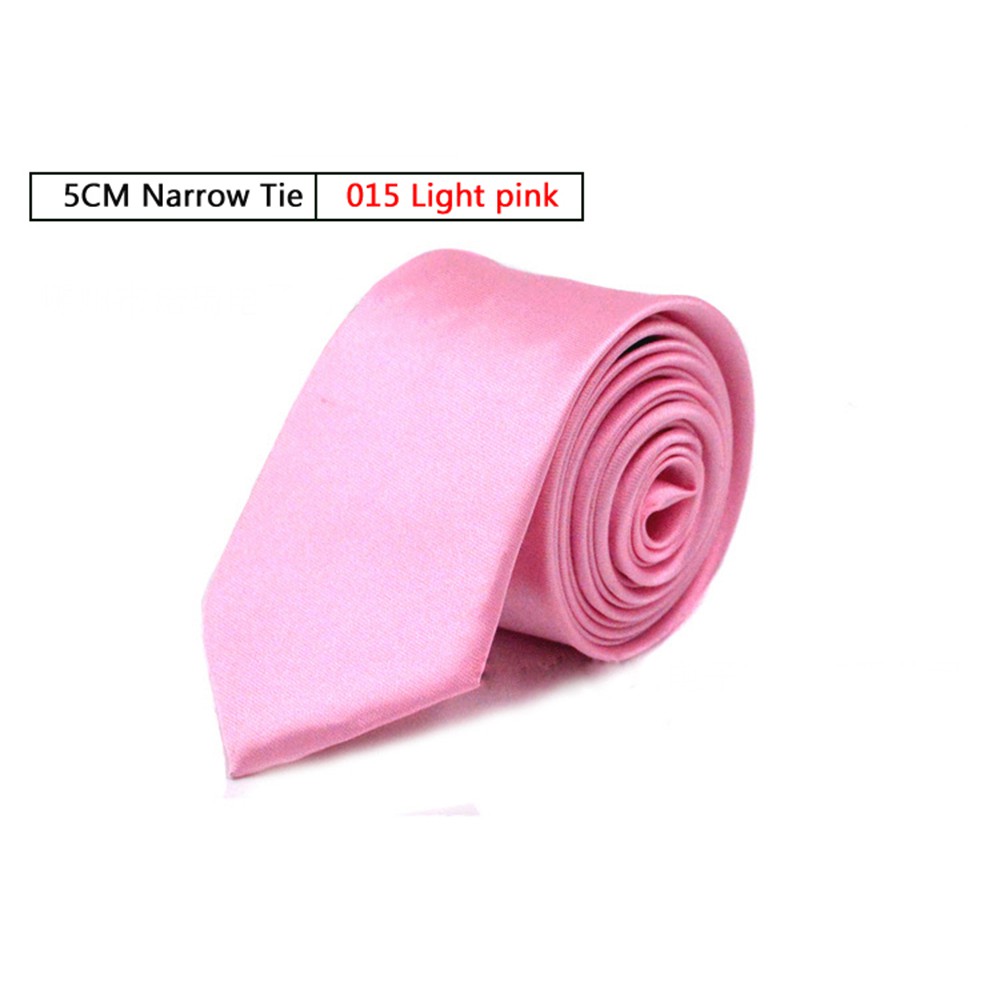 Dasi Pink Slim Polos 2 inch