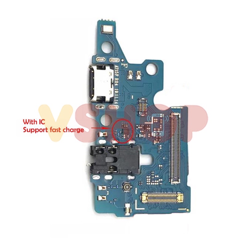 WITH IC - FLEXIBEL KONEKTOR CHARGER CON CAS SAMSUNG A71 - A715F