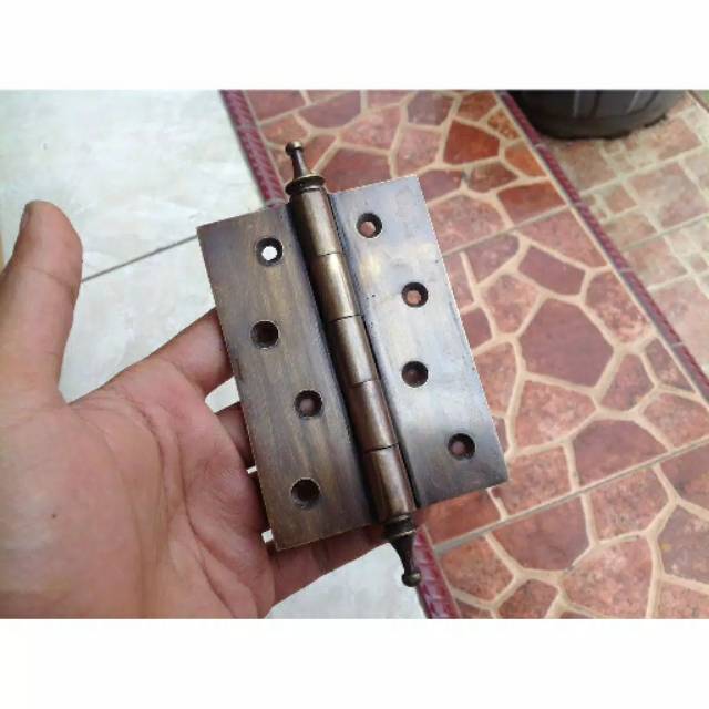 TERMURAH Engsel Pintu Rumah Pagar Kuningan Antik Murah 4inch