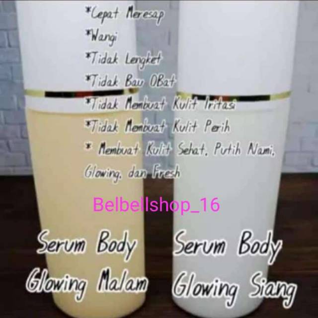 Paket HB Lotion Siang&Malam Glowing