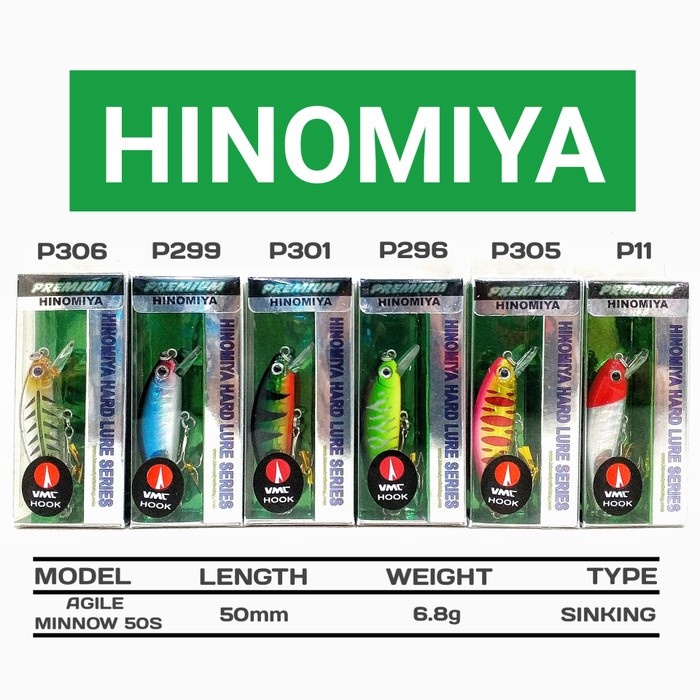 Lure Hinomiya Agile Minnow Cv