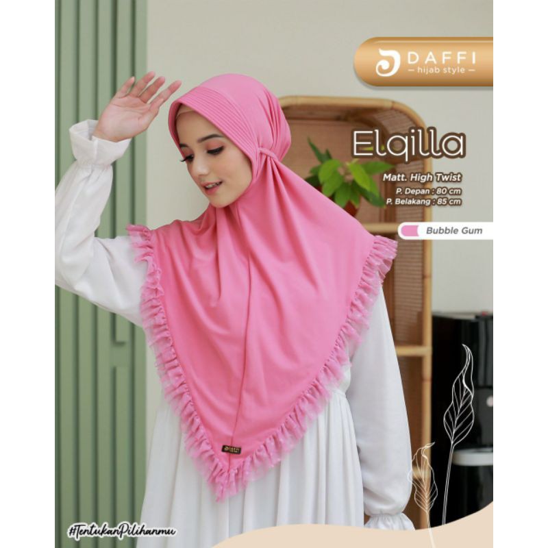 JILBAB DAFFI ELQILLA/BERGO JERSEY INSTAN/BERGO RENDA/BERGO TALI
