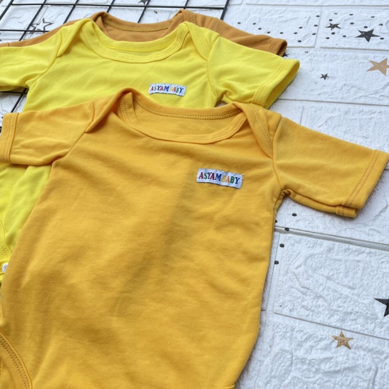 PROMO 7.7 3 PCS Jumper Bayi Baju Kodok Bayi Jumper Bodysuit Bayi Baju Bayi DNW BABY