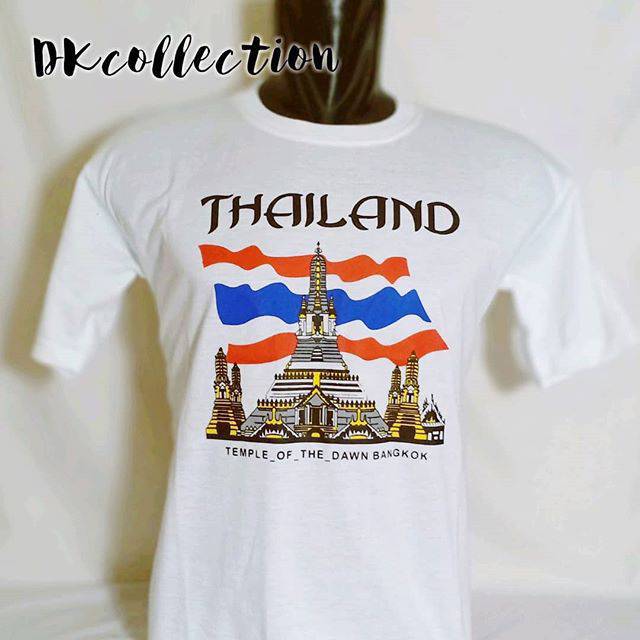 Kaos thailand kaos Bangkok Souvenir baju Thailand