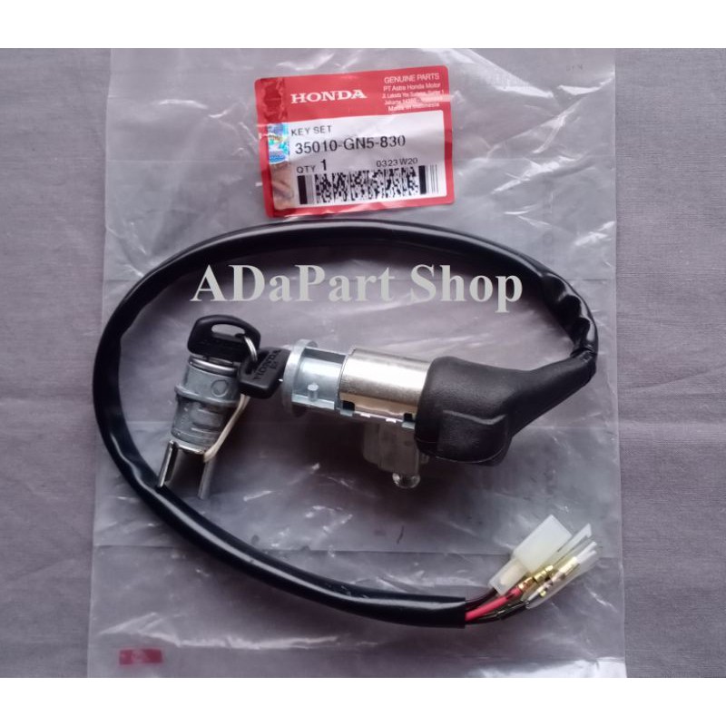 Key Set Kunci Kontak Set Jok Ori AHM Astrea Grand Bulus Legenda