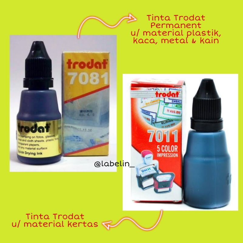 

Tinta Trodat 7011 25ml & Tinta Todat 7081 25ml