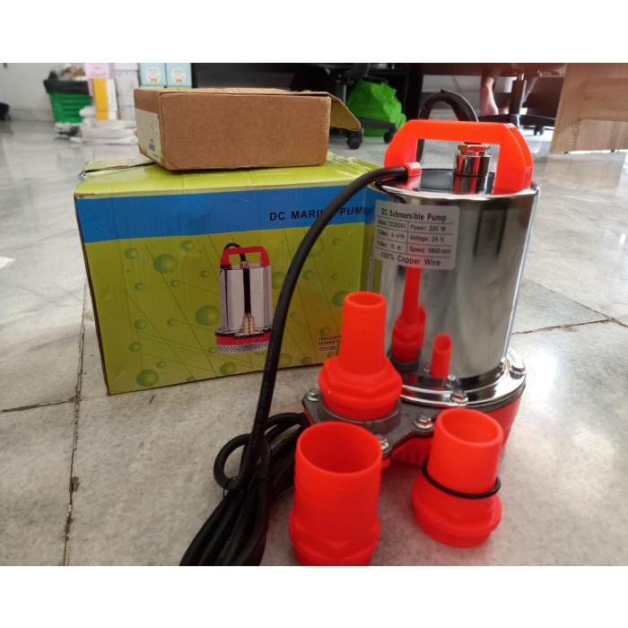 Pompa Air Celup Sumbersible DC 24volt Kolam Ikan Water Pump Air Celup Terjangkau