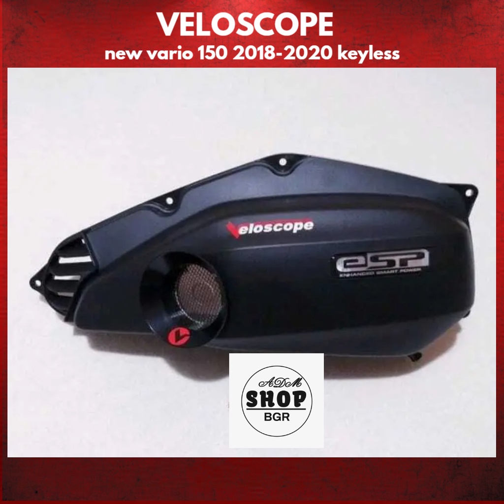 Veloscope Tutup Cover Filter Vario 125 2013-2022 / 150 old 2013-2018 Oxygen Flow Booster