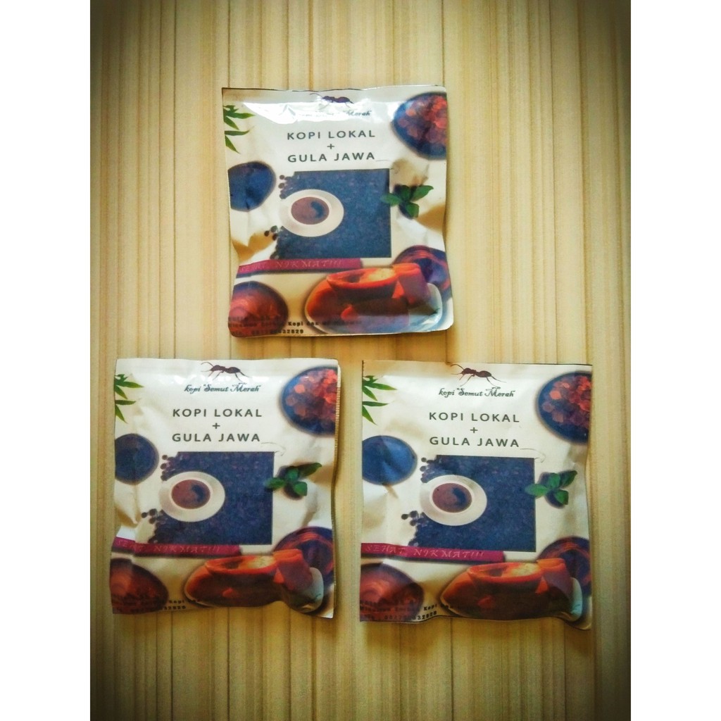 

Kopi Semut Merah - Paduan Kopi Lokal Dengan Gula Jawa/semut