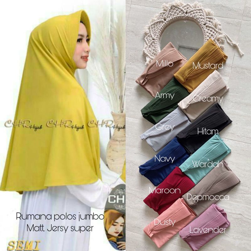 PED POLOS JUMBO JERSY/ Rumana Polos /Afrahijab29