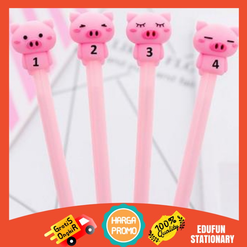 

Pena Unik Lucu Pink Model Pig/ Pulpen Pig
