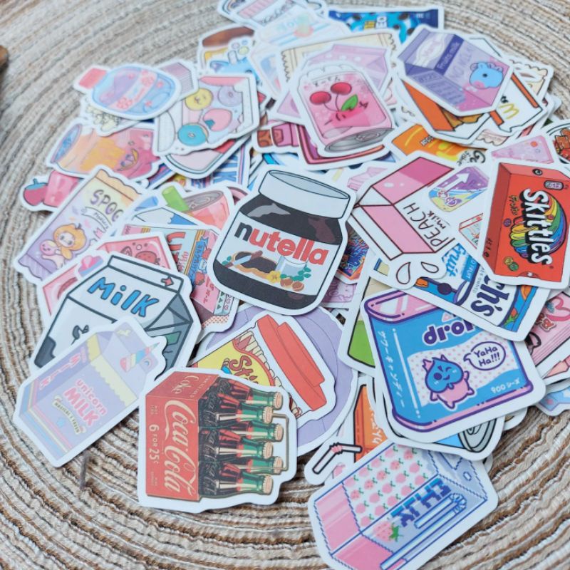 

20pcs STICKER LAPTOP FOOD & SNACKS