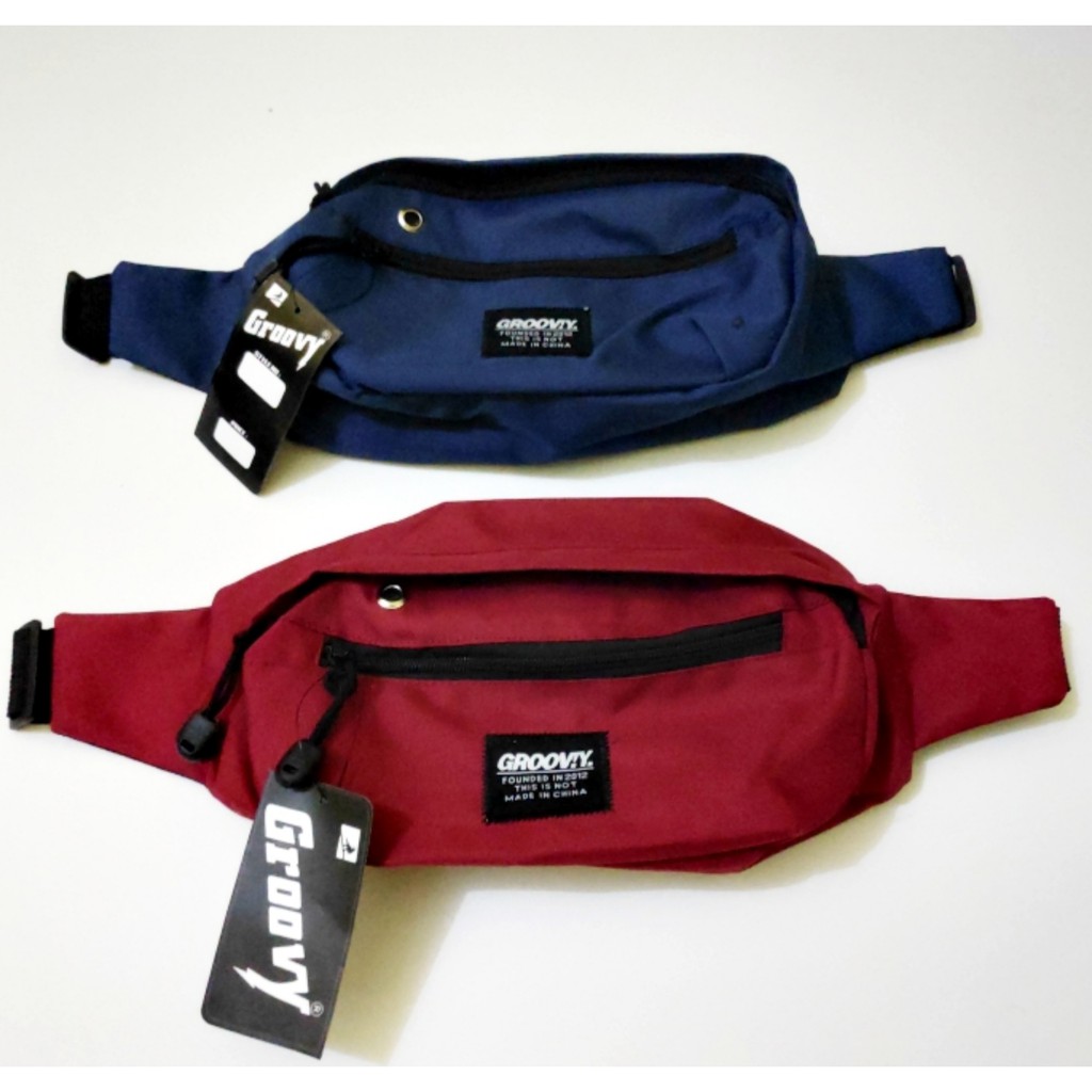 Waistbag Distro oval tapax mini tas slempang pria tas pinggang