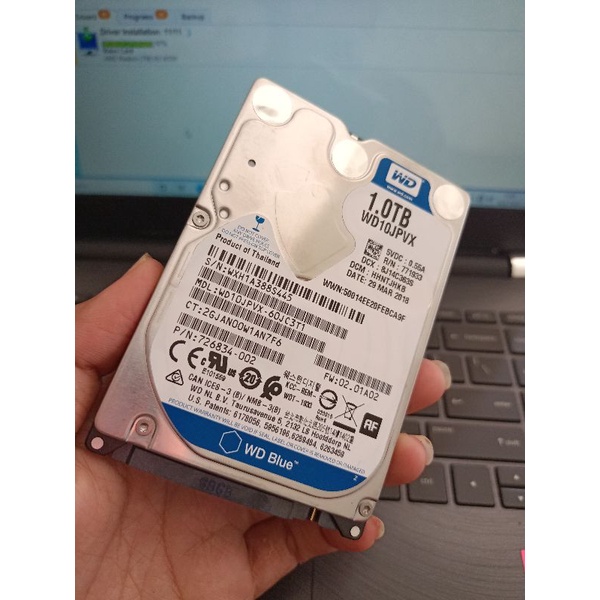 HDD ORI COPOTAN LAPTOP SENTINEL 100%