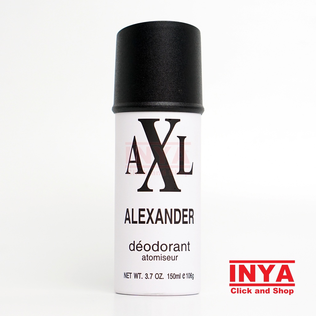 ALEXANDER AXL WHITE DEODORANT PARFUME SPRAY 150ml - PUTIH