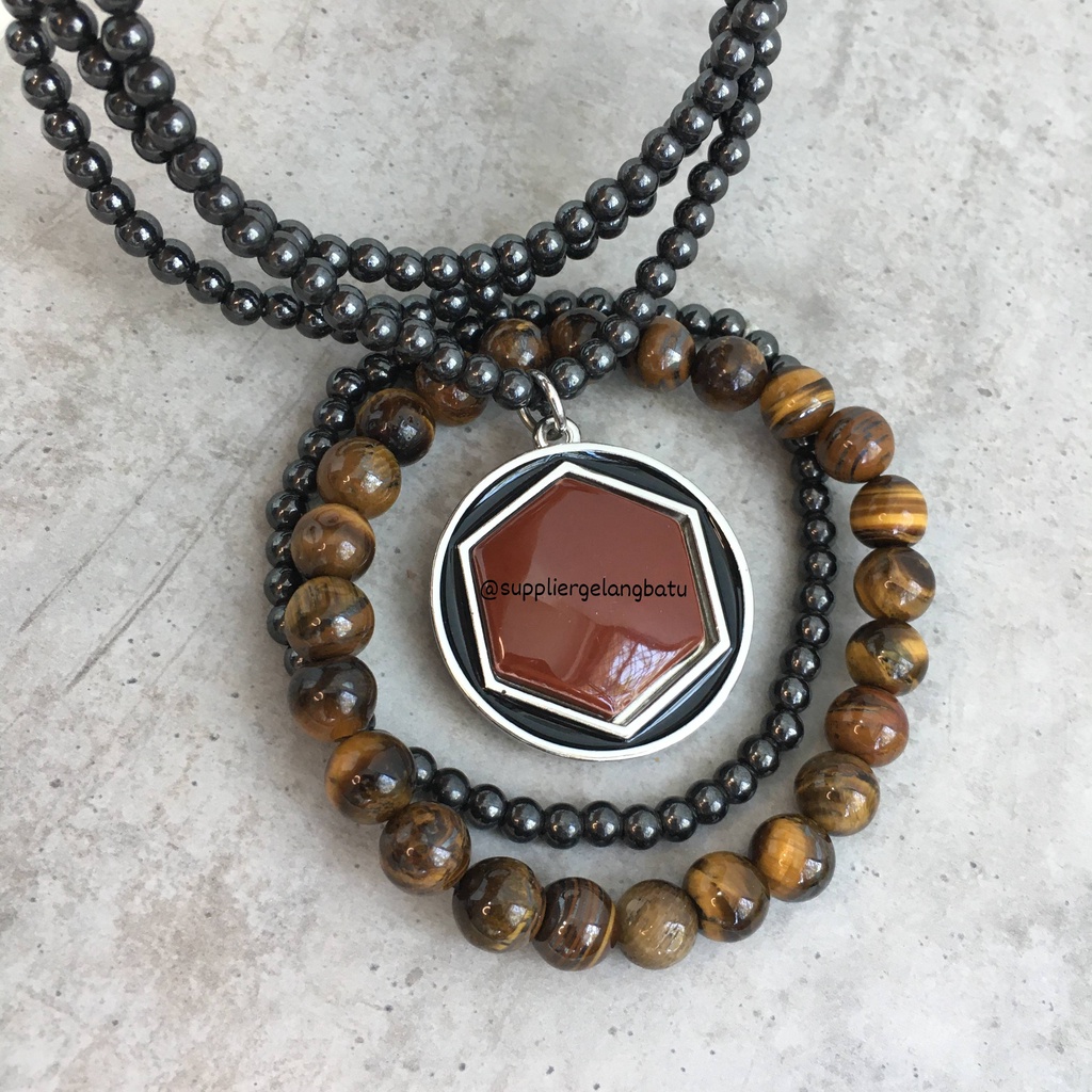 TIGER EYE GANNAMYONG SPECIAL LAFAZ ALLAH SILVER TORMALIN ION NEGATIVE