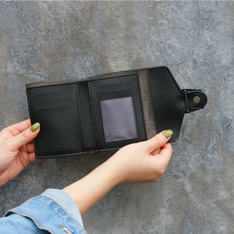 TERBARU!!! Dompet Croco Minimalis Wanita Dompet Lipat Kekinian Fashion Korea Bahan Kulit Premium