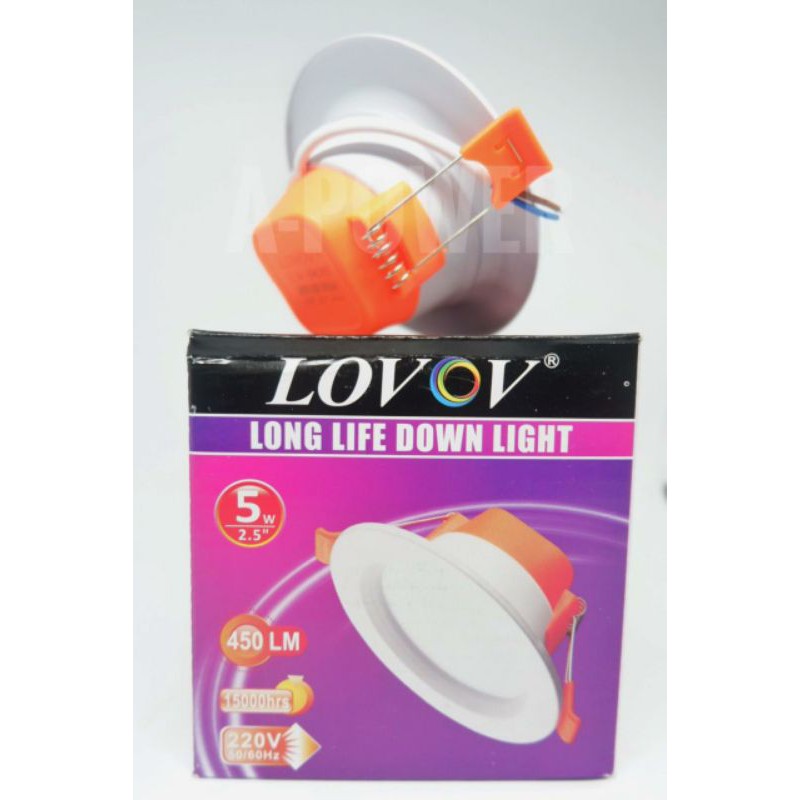 Lovov - LED Downlight 5W (Kuning)