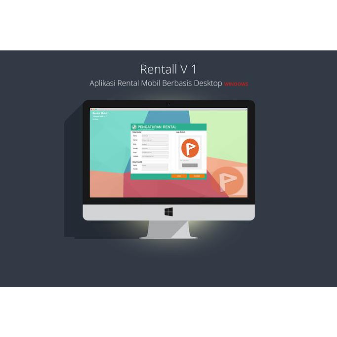 Software Aplikasi Rental Mobil Dan Penyewaan Mobil Original Desktop