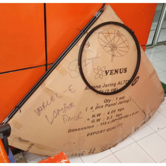 Dish Mesh Jaring Venus AL8240 8 feet black special