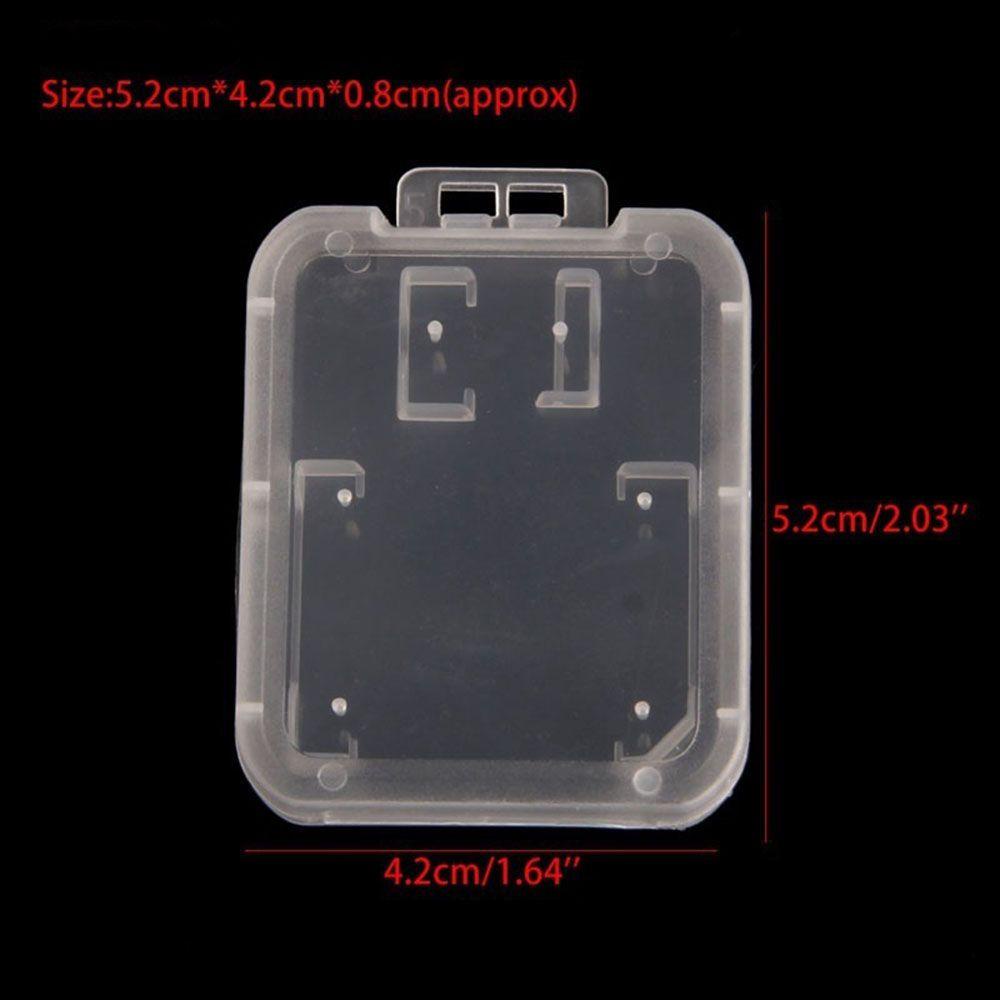 Top 10PCS Memory Card Case Kotak Penyimpanan Plastik Standar Portabel