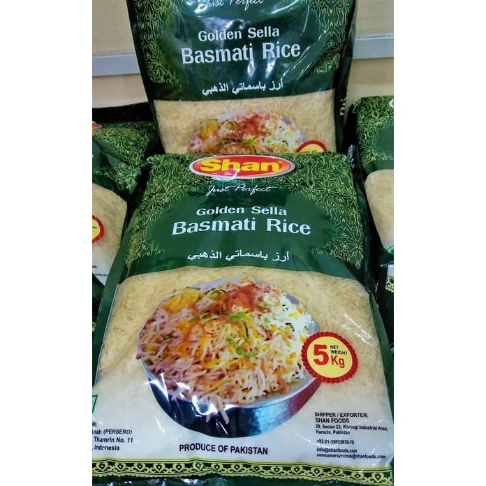 

Promo! Beras Basmati Shan 1 kg .