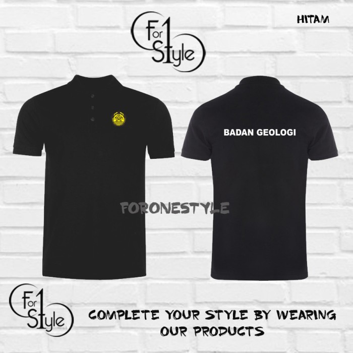 POLO SHIRT BADAN GEOLOGI - ESDM 3 - POLO KERAH BADAN GEOLOGI MURAH - FORONESTYLE BAJU CUSTOM