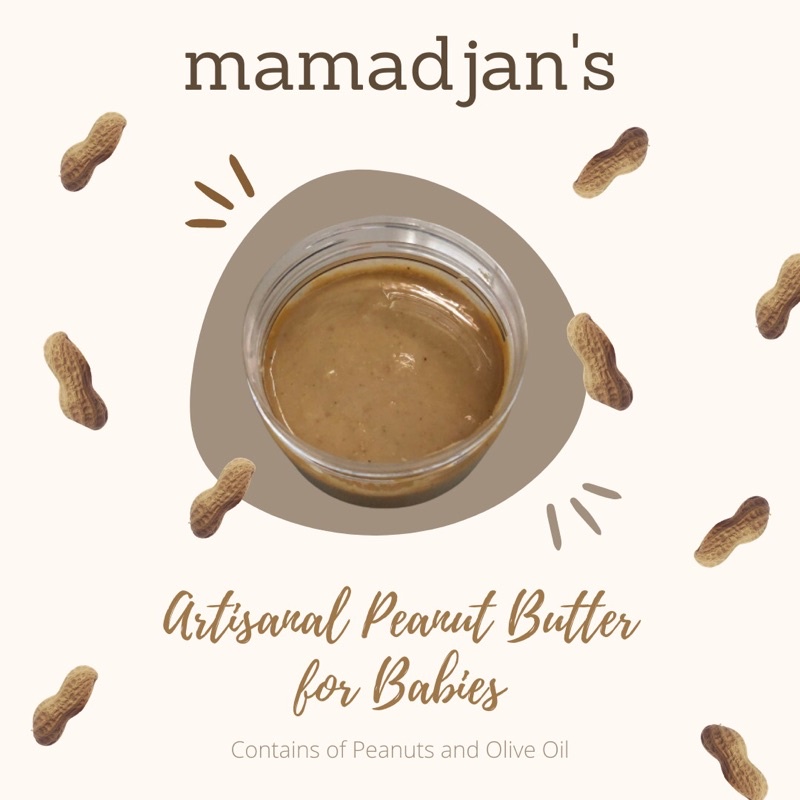 

Artisanal Peanut Butter untuk MPASI (Selai Kacang Homemade), No Sugar, No Salt, 200gr