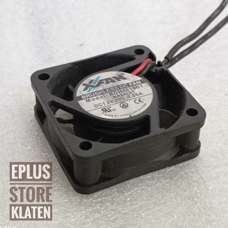 Kipas Fan DC 12V 4cm 4x1.5 cm xfan Brushless cooler fan switching KP127