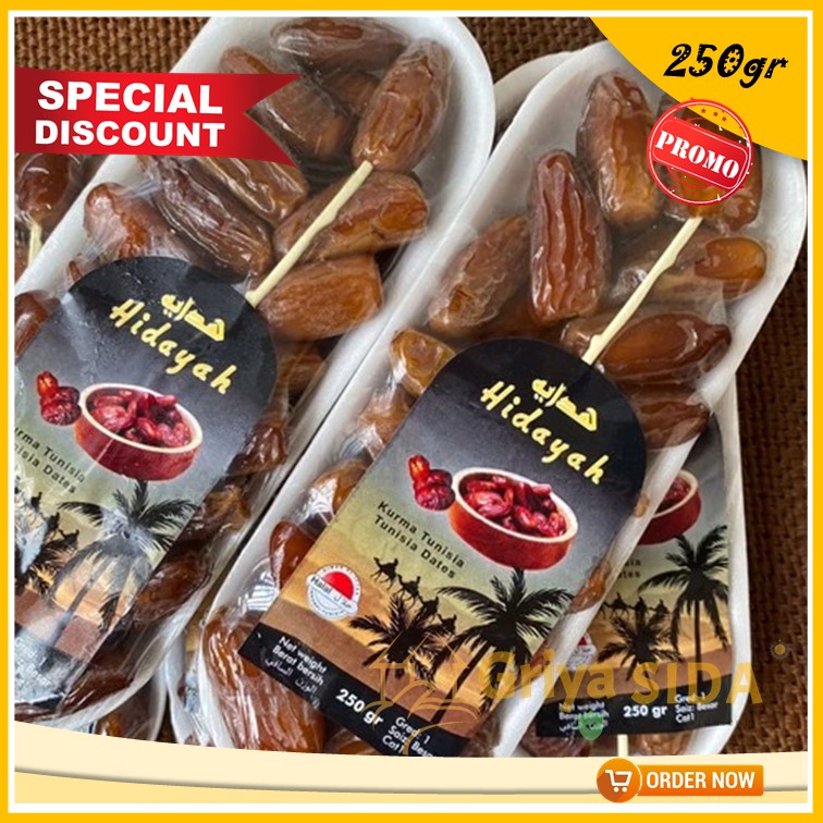 Kurma tunisia hidayah 250gr harga grosir kurma tunisia madu hidayah PROMO