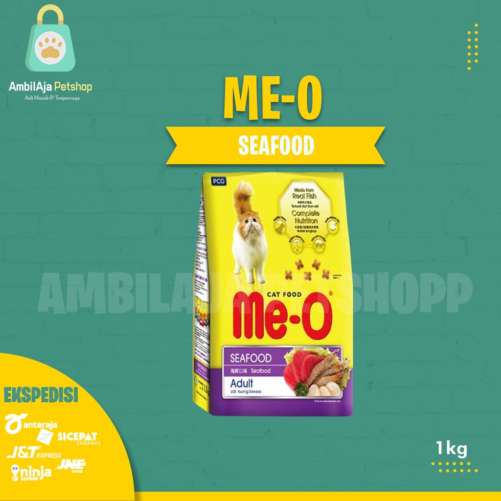 Makanan Kucing murah MEO 450gr - 1kg ALL VARIAN