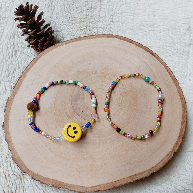 [ 2PCS GELANG cool summer beads bracelet ] gelang suga jhope bts | sehun exo moon taeil nct | gelang