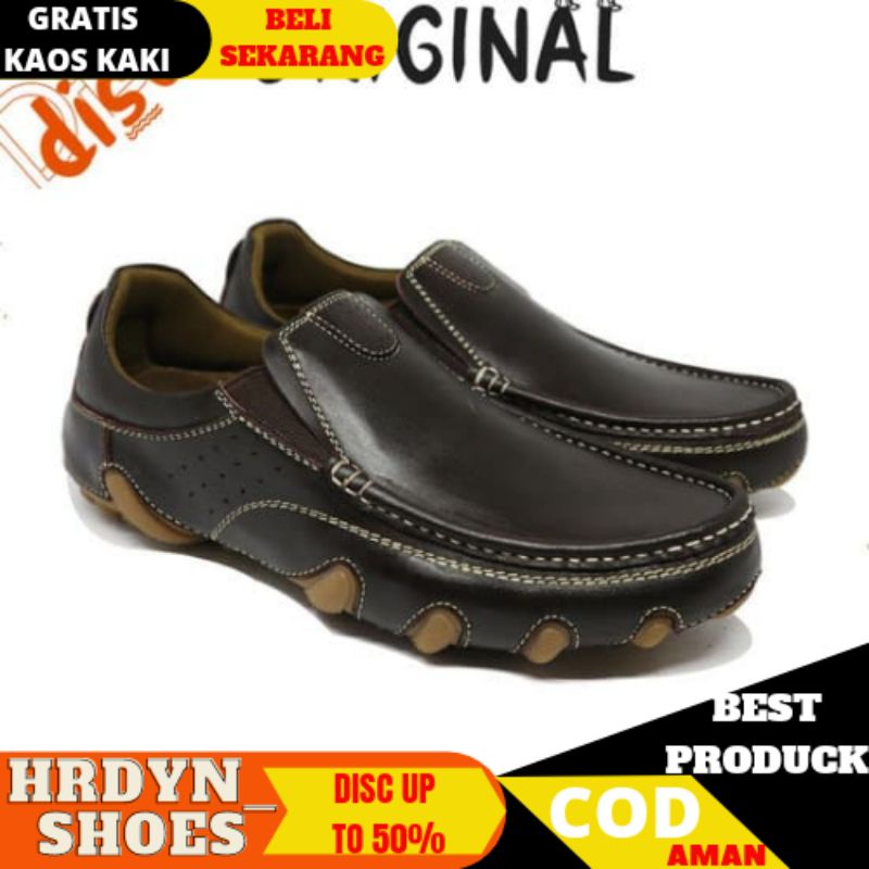 SepatuFormal Pantofel pria Resmi Formal Hitam Kuliah Kondangan Kerja PNS Guru COZY MONZA 7001