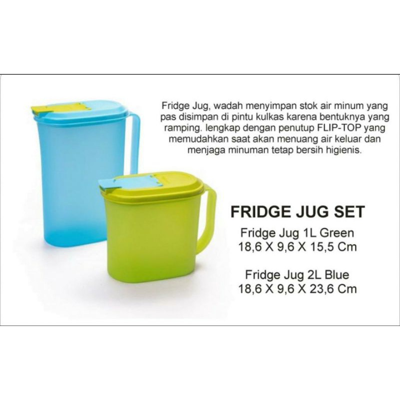 Tupperware Fridge Jug set
