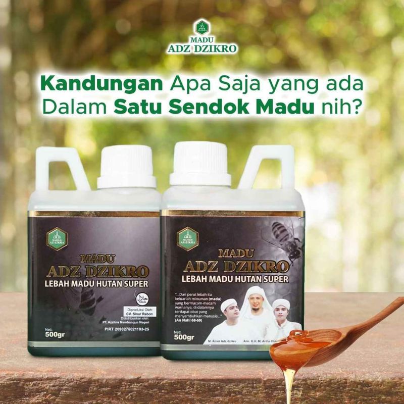 

Madu Hutan Super adz dzikro Kemasan terbaru