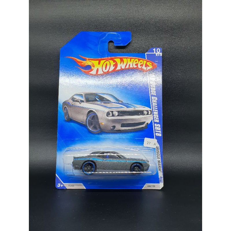 Hot wheels dodge challenger srt8 abu metalik