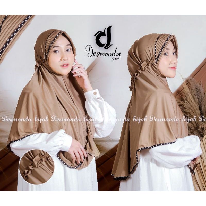 Kerudung Dewasa Jumbo Ainun Kriwil Premium |fashion