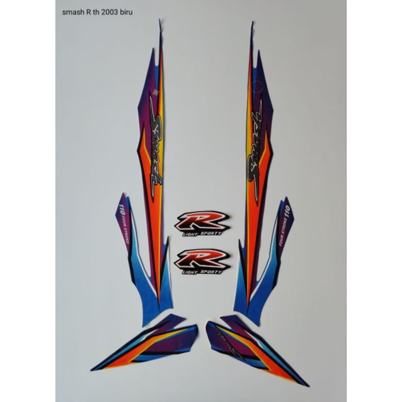 STRIPING SMASH R 2003 BIRU