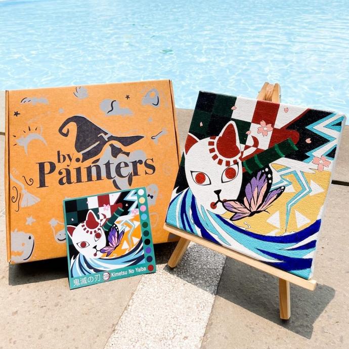 

Paint By Numbers [Demon Slayer] | Bypainters | Painting Kit | 20X20Cm