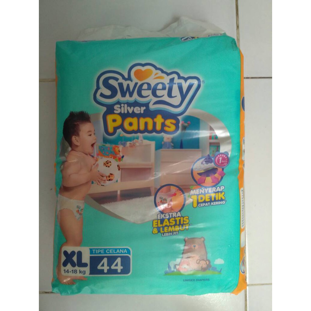pampers sweety silver pants