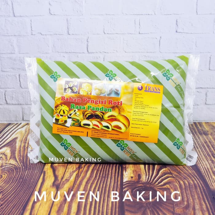 

FILLING TRANS PANDAN 1 Kg / ISIAN ROTI BUN BAKPAO BAKPAU
