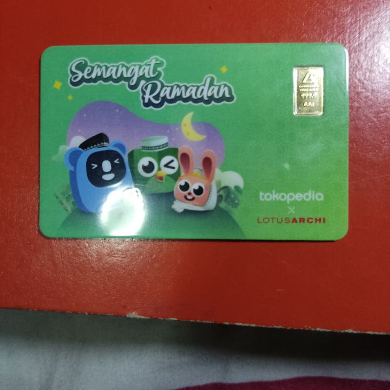Logam Mulia LM Emas Lotus Archi LotusArchi Gift Series 0.5 0,5 Gram gr Semangat Ramadhan bukan antam