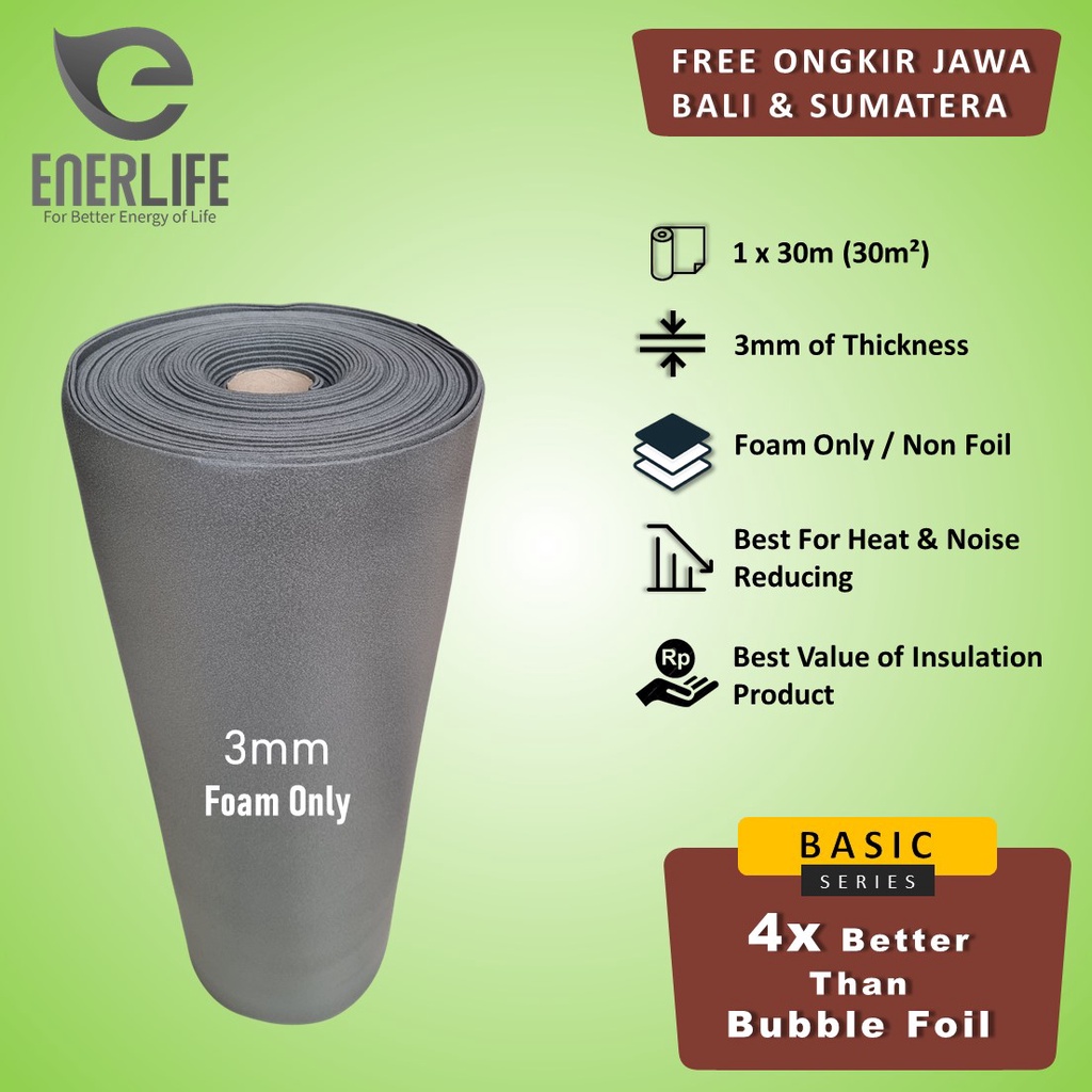 Busa Foam 3mm XPE Peredam Panas dan Suara / Matras / Foam Sheet Harga Per Roll