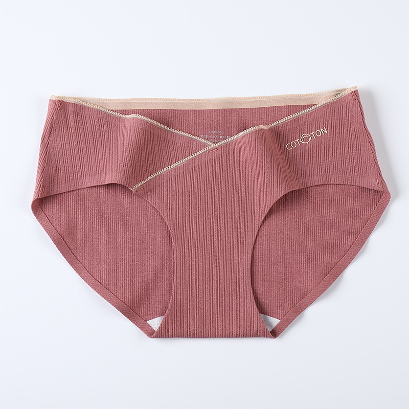 Maternity Panties Cross Katun Celana Fashion Angkat Perut Pakaian Dalam Wanita Hamil