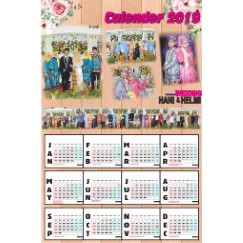 

KALENDER FOTO KARTUN KARAKTER 2021 CUSTOM 1 lembar DESAIN 2021
