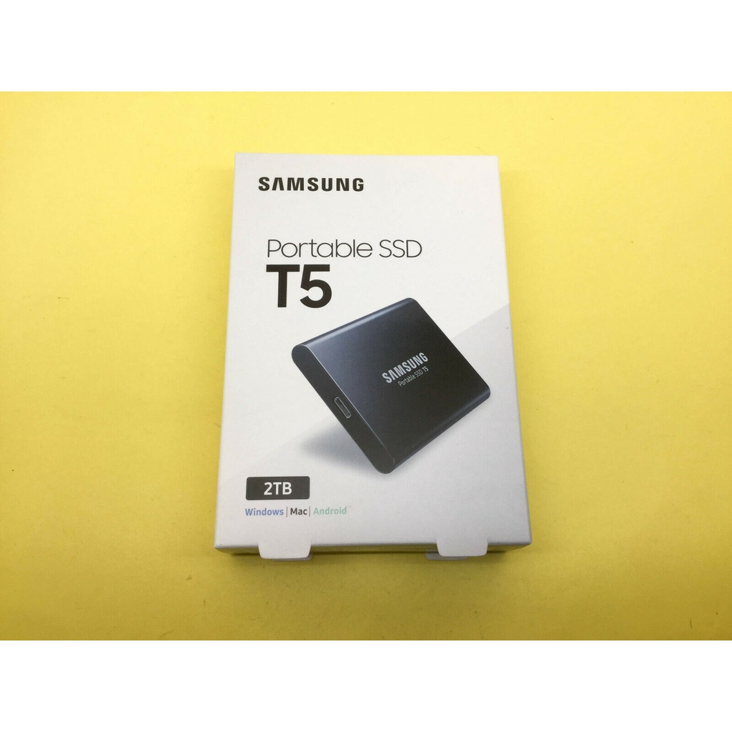 Ready {MU-PA2T0B/AM} Samsung T5 Portable SSD - 2TB - USB 3.1 External MU-PA2T0B New