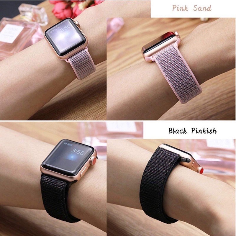 iKawai Strap Nylon Nilon Premium Smartwatch Metal Loop Strap T55 T500 T500Plus Huawei smart watch tali jam tangan