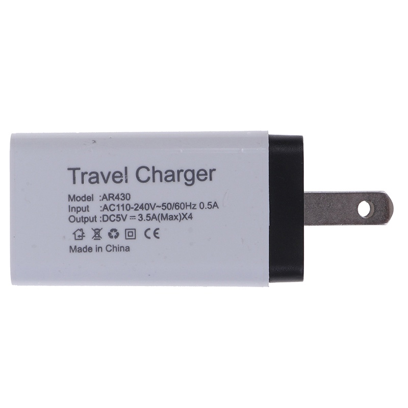 {LUCKID}4 Ports travel charger 3a quick charge 3.0 usb charger fast charger adapter